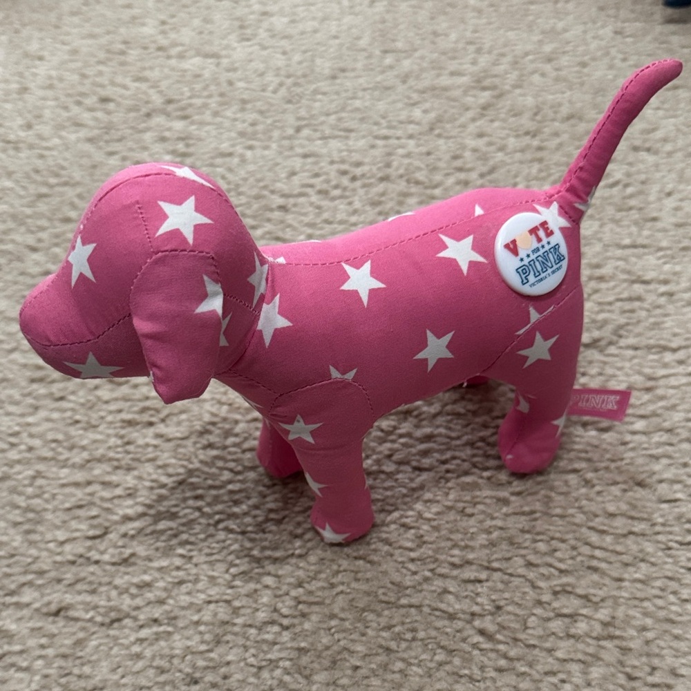 Victoria's Secret Vote PINK collectible dog